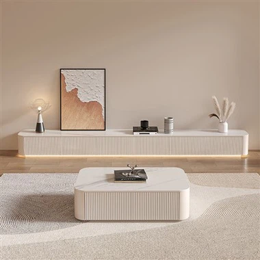 TV-standaard op de vloer